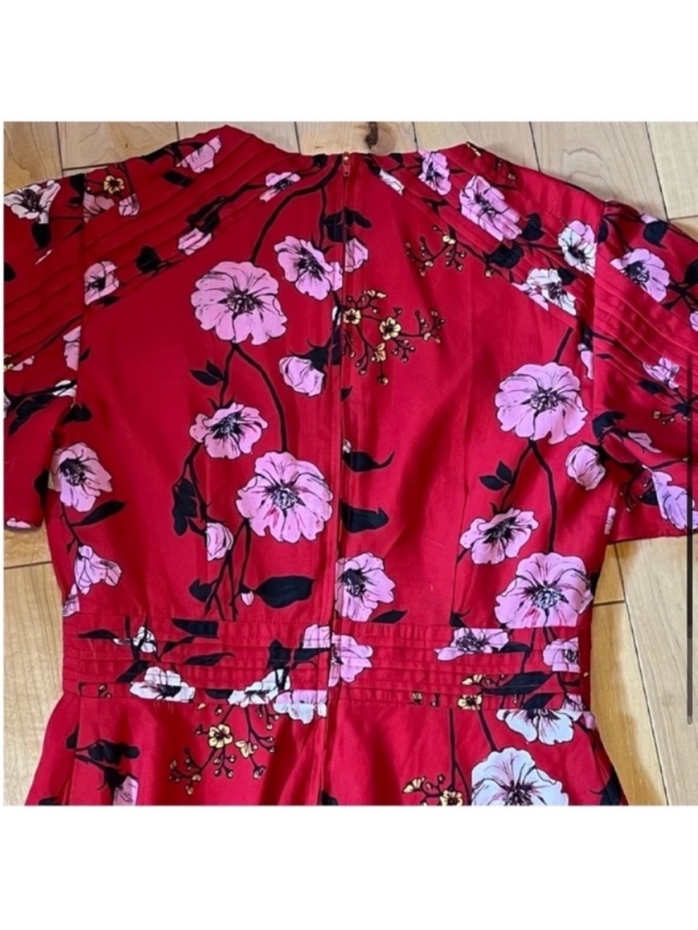 Keepsake The Label Red Ploral Darkness Mini Dress size extra small - Picture 7 of 11
